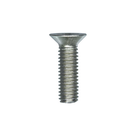 VIS À MÉTAUX TÊTE FRAISÉE CL4.8 ZN BLANC M6-1.00 X 20 mm DIN 965