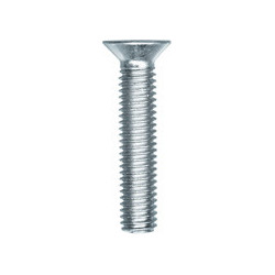 VIS À MÉTAUX TÊTE FRAISÉE CL4.8 ZN BLANC M6-1.00 X 30 mm DIN 965