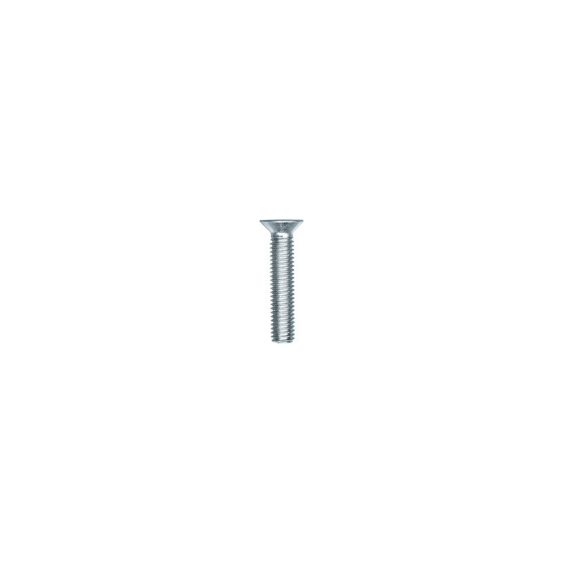VIS À MÉTAUX TÊTE FRAISÉE CL4.8 ZN BLANC M6-1.00 X 30 mm DIN 965