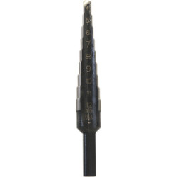 FORET À ÉTAGES MULTI-DIAMÈTRES 9 TROUS Ø 4 → 12 mm