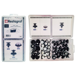 MINI-COFFRET D'ASSORTIMENT D'AGRAFES DE PANNEAUX TYPE AUDI SEAT ŠKODA VW