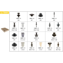 ASSORTMENT TRAY OF TRIM CLIPS BMW TYPE