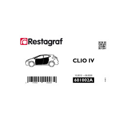 Bevestigingsset voor deuren CLIO IV Alle versies 10.2012 → 09.2020