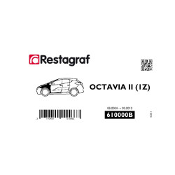 Bevestigingsset voor voorvleugel OCTAVIA II (1Z) Alle versies 06.2004 → 03.2013