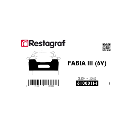 Bevestigingsset voor achterbumper FABIA III 09.2014 → 05.2021 / FABIA III COMBI 09.2014 → 12.2022