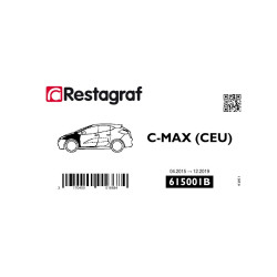 Fasteners kit for front fender C-MAX (CEU) All versions 04.2015 → 12.2019