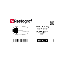 Bevestigingsset voor   motorverkleding (onder) FIESTA (CE1) 06.2017 → 07.2023 / PUMA (CF7) 12.2019 →