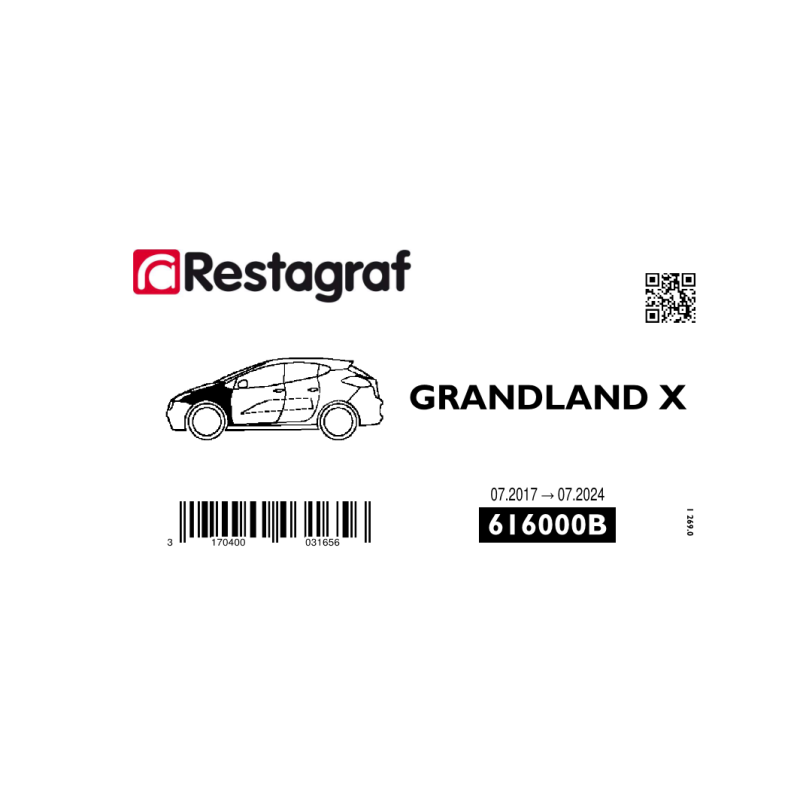 Bevestigingsset voor voorvleugel GRANDLAND X 07.2017 → 07.2024
