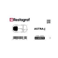 Bevestigingsset voor   motorverkleding (onder) ASTRA J 12.2009 → 09.2015