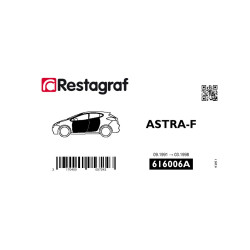 Bevestigingsset voor deuren ASTRA F Alle versies Behalve Cabriolet 09.1991 → 03.1998