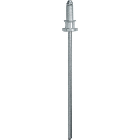 KLINKNAGEL MET DEUVEL T5  Ø 2,4 X 8,8 mm VOOR SIERLIJSTKLEM