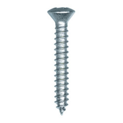 VIS À TÔLE TÊTE FRAISÉE BOMBÉE POZI ZN BLANC Ø 3,5 X 25 mm DIN 7983