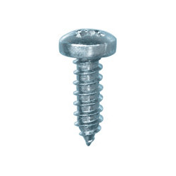 VIS À TÔLE TÊTE CYLINDRIQUE BOMBÉE POZI ZN BLANC Ø 3,9 X 13 mm DIN 7981