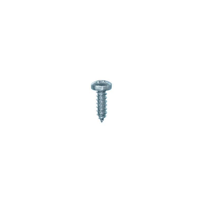 VIS À TÔLE TÊTE CYLINDRIQUE BOMBÉE POZI ZN BLANC Ø 3,9 X 13 mm DIN 7981