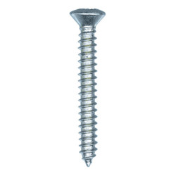 ZINC PLATED POZIDRIV RAISED COUNTERSUNK HEAD SELF TAPPING SCREW Ø 3,9 X 32 mm DIN 7983