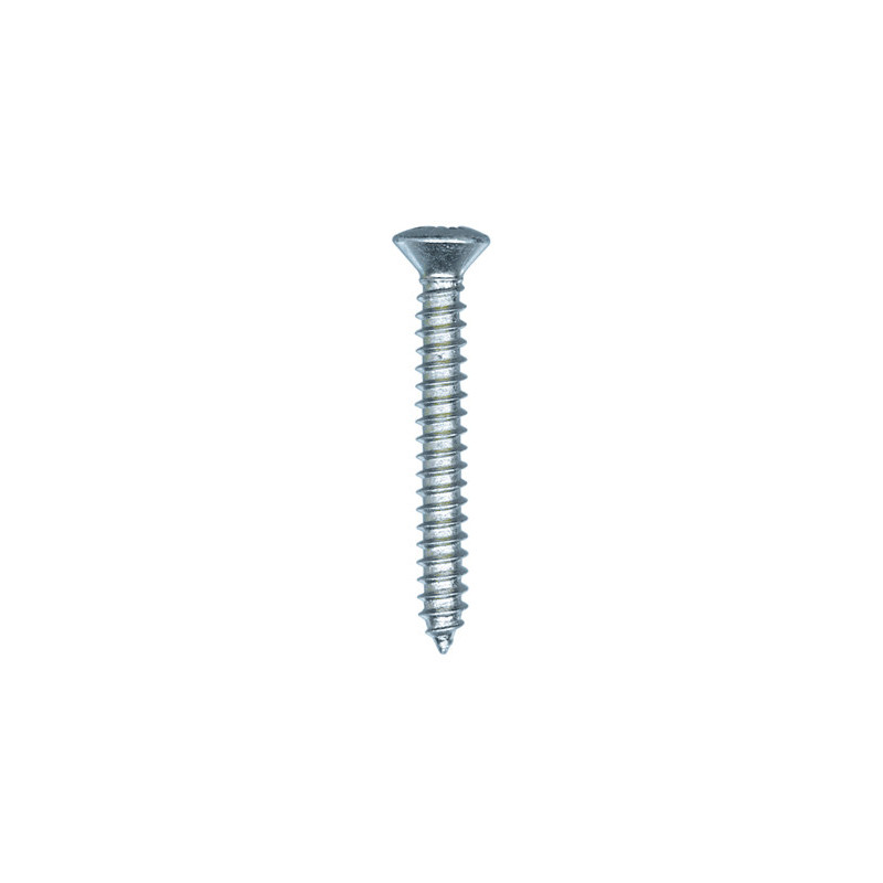 ZINC PLATED POZIDRIV RAISED COUNTERSUNK HEAD SELF TAPPING SCREW Ø 3,9 X 32 mm DIN 7983