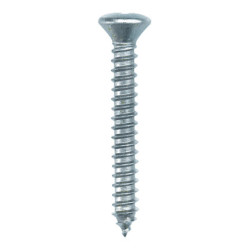 ZINC PLATED POZIDRIV RAISED COUNTERSUNK HEAD SELF TAPPING SCREW Ø 4,2 X 32 mm DIN 7983