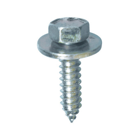 BLECHSCHRAUBE AUßENSECHSKANT MIT SCHEIBE Ø 6,3 X 25 mm DIN 7976 SEITENWAND VORNE UND FRONTWAND/STOßFÄNGER