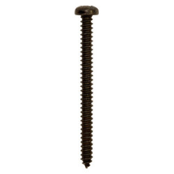 ZELFTAPPENDE SCHROEF MET GEWELFDE CILINDERKOP ZWART ZINK Ø 4,2 X 50 mm DIN 7981