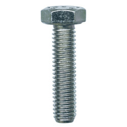GRADE 8.8 ZINC PLATED HEXAGON HEAD SCREW M6-1.00 X 25 mm DIN 933