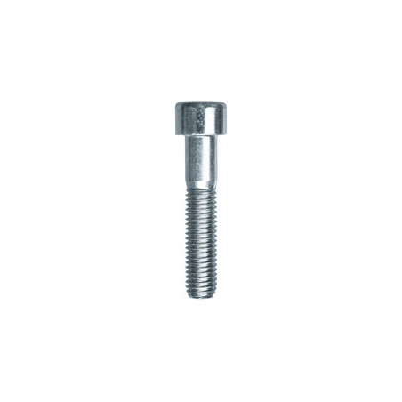 CILINDERKOPSCHROEF MET BINNENZESKANT MET LAGE KOP CL8.8 WIT ZINK  M10-1.50 X 50 mm DIN 912 MET GEDEELTELIJKE SCHROEFDRAAD