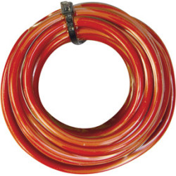 COURONNE DE 5 MÈTRES DE FIL ÉLECTRIQUE 3 mm² ROUGE