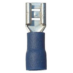 WEIBLICH ISOLIERT FLACHSTECKHÜLSE KABELSCHUH 4,8 X 0,8 mm (1 → 2,5 mm²)
