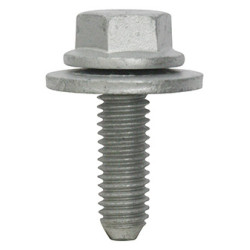 SCHROEF MET ZESKANTKOP EN FLENS + SLUITRING  M6-1.00 X 20 mm CARROSSERIE