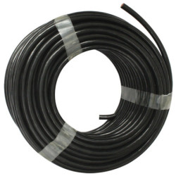 BOBINE DE 25 MÈTRES DE FIL ÉLECTRIQUE 10 mm² NOIR