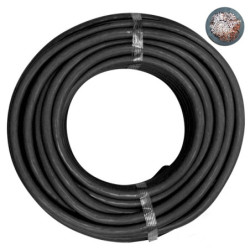 COURONNE DE 25 MÈTRES DE FIL ÉLECTRIQUE 70 mm² NOIR POUR BATTERIE