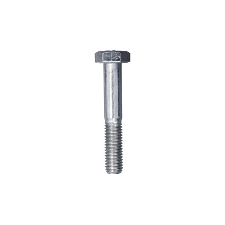 SCHROEF MET ZESKANTKOP H CL8.8 WIT ZINK  M10-1.50 X 60 mm DIN 931 MET GEDEELTELIJKE SCHROEFDRAAD