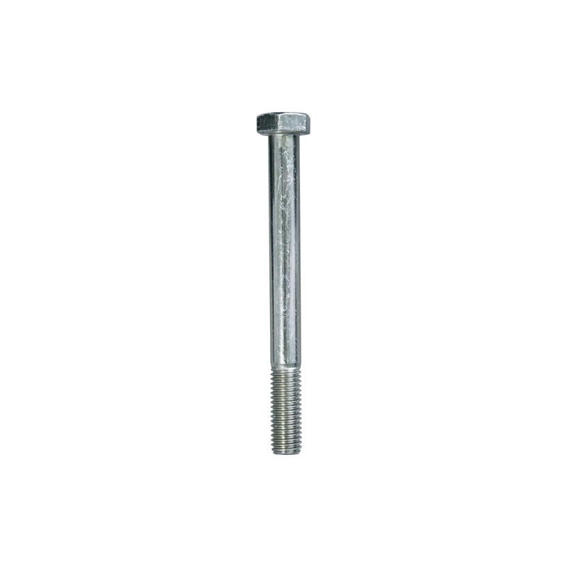 SCHROEF MET ZESKANTKOP H CL8.8 WIT ZINK  M12-1.75 X 120 mm DIN 931 MET GEDEELTELIJKE SCHROEFDRAAD