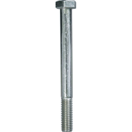 SCHROEF MET ZESKANTKOP H CL8.8 WIT ZINK  M12-1.75 X 120 mm DIN 931 MET GEDEELTELIJKE SCHROEFDRAAD