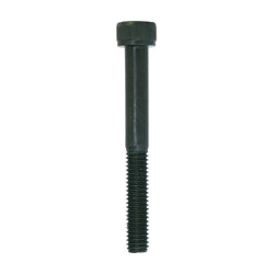 CILINDERKOPSCHROEF MET BINNENZESKANT MET LAGE KOP CL8.8 ZWART ZINK  M6-1,00 X 50 mm DIN 912 MET GEDEELTELIJKE SCHROEFDRAAD