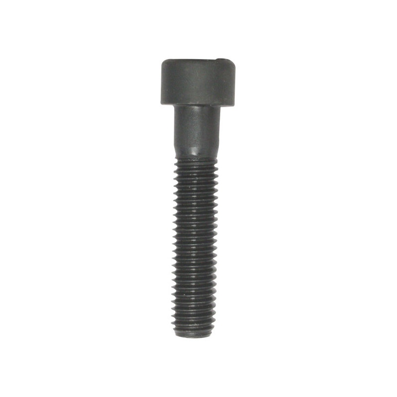 CILINDERKOPSCHROEF MET BINNENZESKANT MET LAGE KOP CL8.8 ZWART ZINK  M8-1.25 X 40 mm DIN 912 MET GEDEELTELIJKE SCHROEFDRAAD