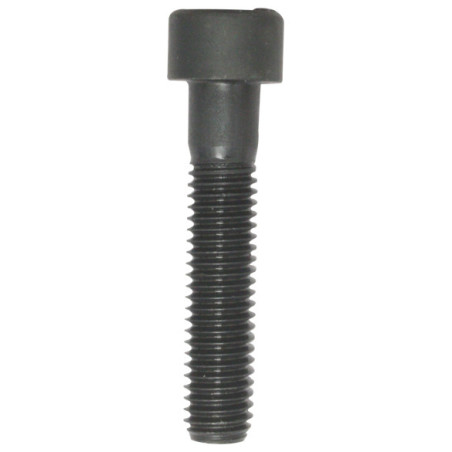 CILINDERKOPSCHROEF MET BINNENZESKANT MET LAGE KOP CL8.8 ZWART ZINK  M8-1.25 X 40 mm DIN 912 MET GEDEELTELIJKE SCHROEFDRAAD