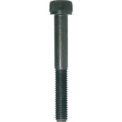 CILINDERKOPSCHROEF MET BINNENZESKANT MET LAGE KOP CL8.8 ZWART ZINK  M8-1.25 X 60 mm DIN 912 MET GEDEELTELIJKE SCHROEFDRAAD