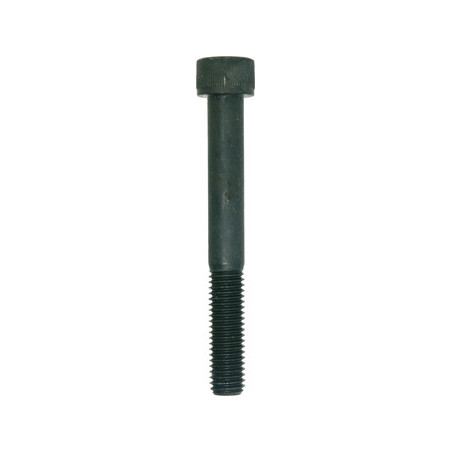 CILINDERKOPSCHROEF MET BINNENZESKANT MET LAGE KOP CL8.8 ZWART ZINK  M10-1.50 X 80 mm DIN 912 MET GEDEELTELIJKE SCHROEFDRAAD