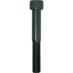 CILINDERKOPSCHROEF MET BINNENZESKANT MET LAGE KOP CL8.8 ZWART ZINK  M12-1.75 X 80 mm DIN 912 MET GEDEELTELIJKE SCHROEFDRAAD