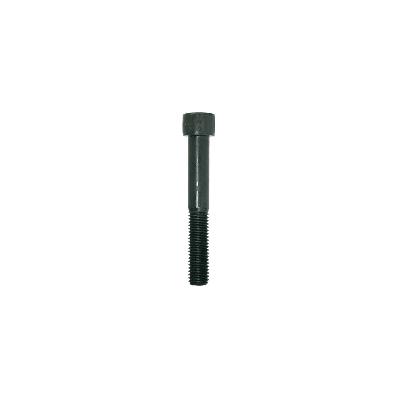 CILINDERKOPSCHROEF MET BINNENZESKANT MET LAGE KOP CL8.8 ZWART ZINK  M12-1.75 X 80 mm DIN 912 MET GEDEELTELIJKE SCHROEFDRAAD