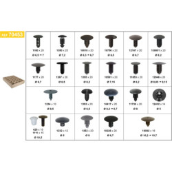 BORD MET BEVESTIGINGSMATERIAAL VOOR BEKLEDING BEST OF