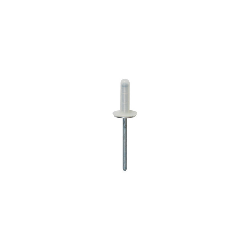 RIVET ALU TÊTE LARGE AVEC TÉTINE Ø 4,9 X 17.5 mm HAUT-PARLEUR