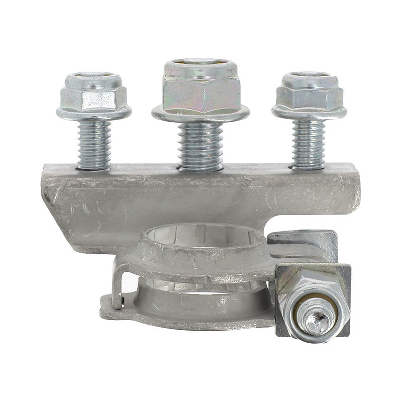 POSITIVE BATTERY TERMINAL M6 - M8 CONNECTORS WITH NUTS (UNASSEMBLED)