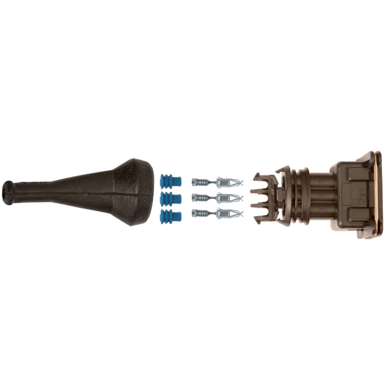 3-PIN CONNECTOR MET TERMINALS (0,5 → 1 mm²) IN SET VOOR SENSOR EN INJECTOR