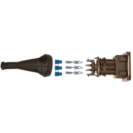3-PIN CONNECTOR MET TERMINALS (0,5 → 1 mm²) IN SET VOOR SENSOR EN INJECTOR