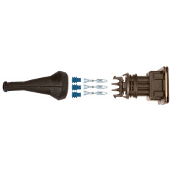 3-PIN CONNECTOR MET TERMINALS (1 → 2,5 mm²) IN SET VOOR SENSOR EN INJECTOR