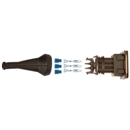 3-PIN CONNECTOR MET TERMINALS (1 → 2,5 mm²) IN SET VOOR SENSOR EN INJECTOR