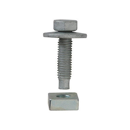 SET AUS SECHSKANT-FLANSCHKOPFSCHRAUBEN M5-0.80 X 20 MIT MUTTERN FOR 1,9DTI OBERE MOTORABDECKUNG