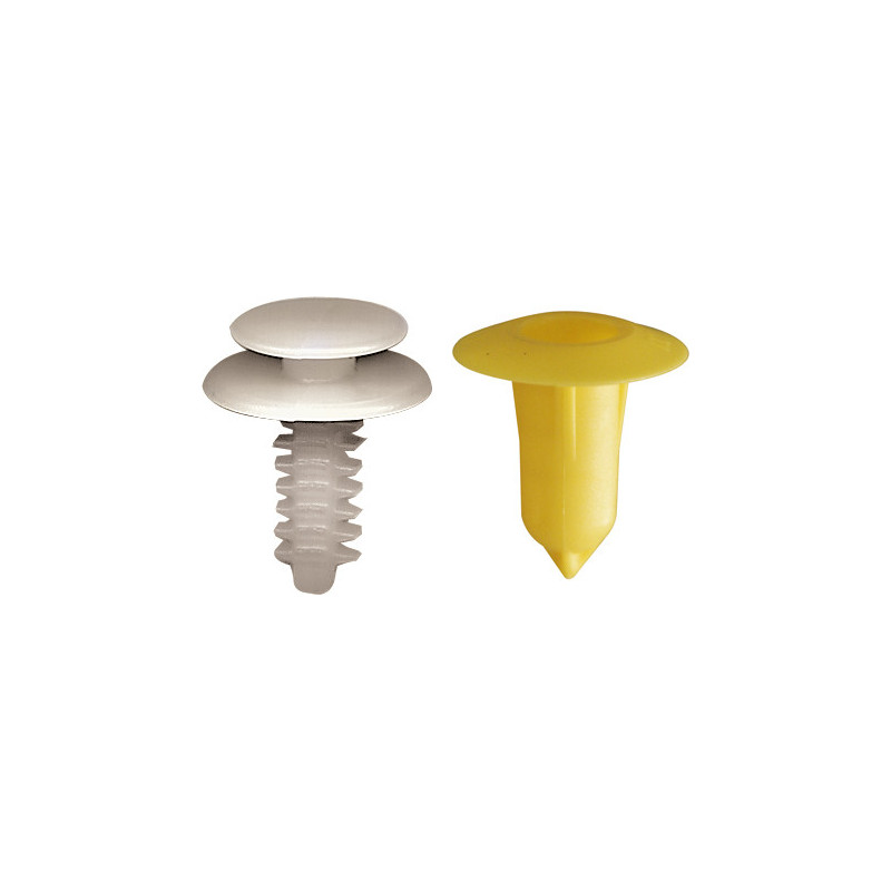 AGRAFE DE PANNEAU Ø 8,5 mm AVEC TÉTINE (NON ASSEMBLÉE)