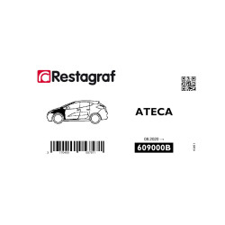 Fasteners kit for front fender SEAT/CUPRA ATECA (6F) (Phase 2) 08.2020 →